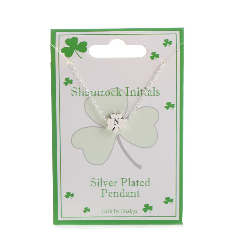 Shamrock Initial necklace N